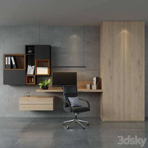 '3dsky Pro - Home office ikea set'
