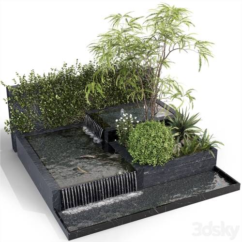 '3dsky Pro - Water Ponds With Plants & fish'