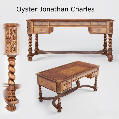 '3dsky Pro - Oyster Jonathan Charles table'