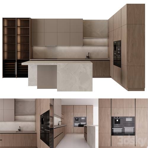 '3dsky Pro - Kitchen in modern style 34'