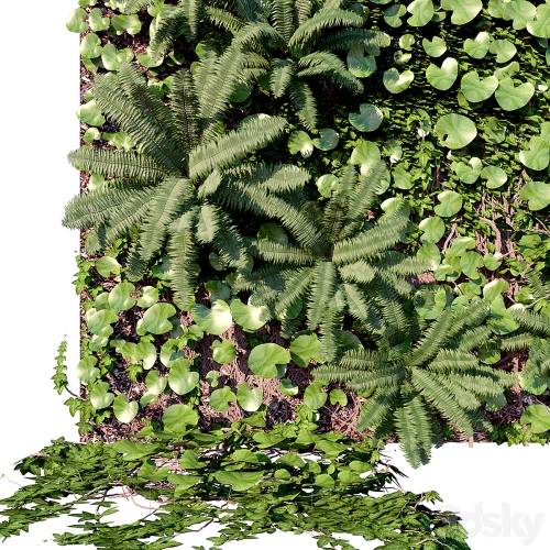 '3dsky Pro - Wall decor panel Vertical Garden'