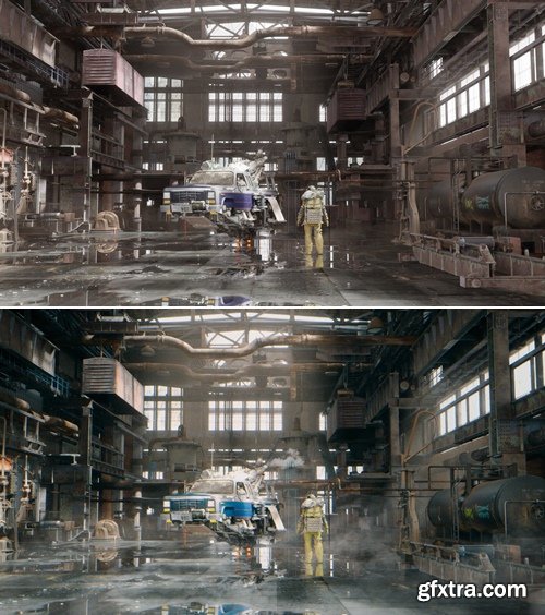 Artstation -  Abandoned Factory