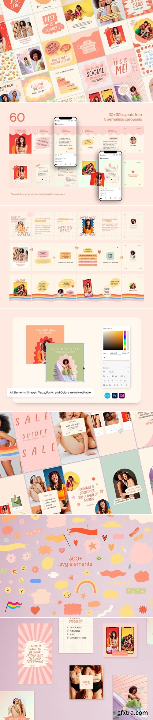 CreativeMarket - Freedom - Social Media Kit 6981464