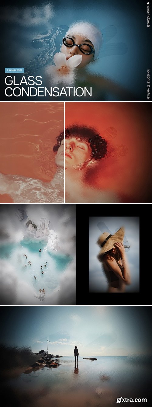 CreativeMarket - Glass Condensation Photo Effect 291841319