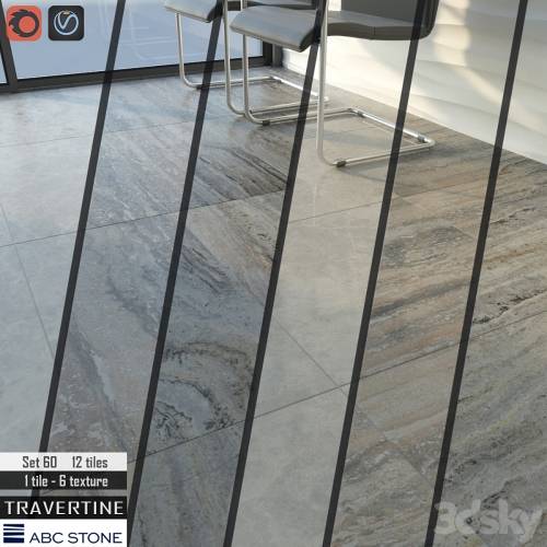 '3dsky Pro - ABC stone Set 60'