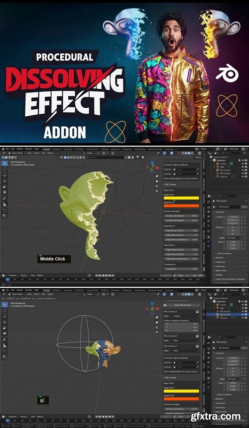 Procedural Dissolving Effect v0.2.1