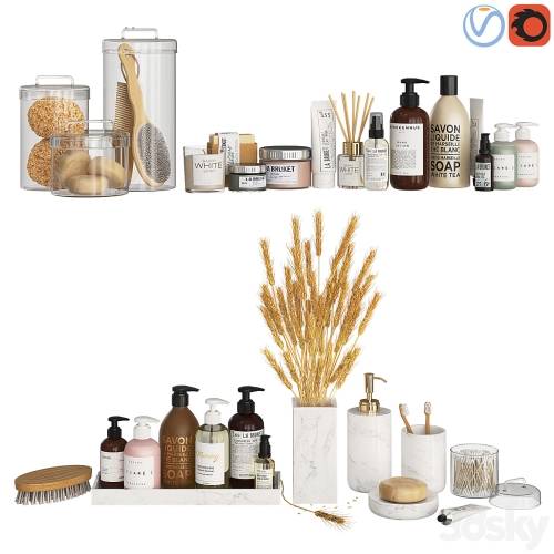 '3dsky Pro - Bathroom Decor Accessories and Cosmetics - Light'