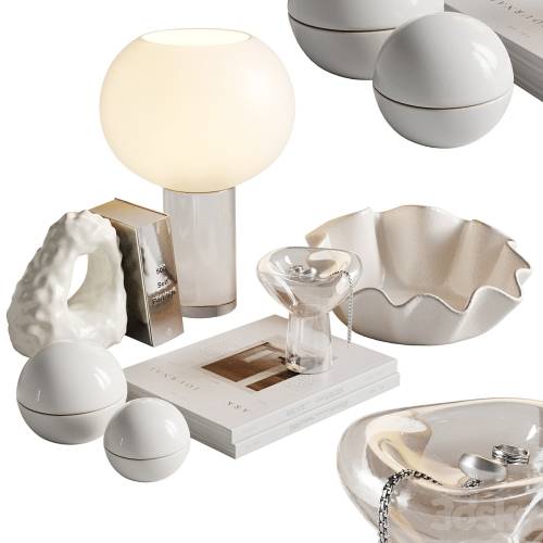 '3dsky Pro - Decorative set White'
