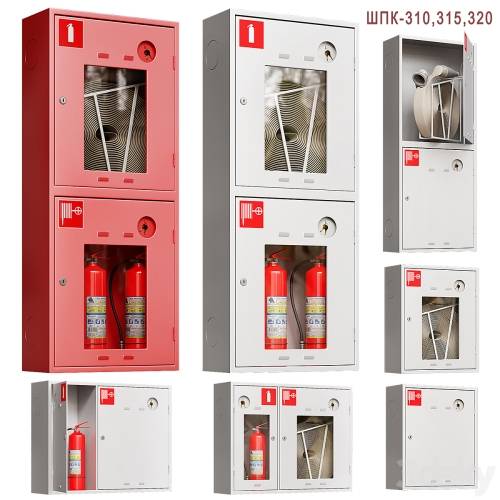 '3dsky Pro - Fire cabinet set'
