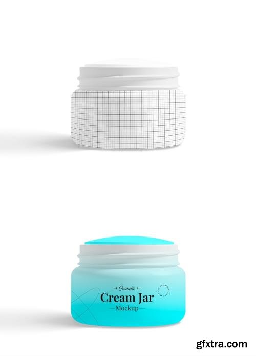 Cosmetic Cream Jar Packaging Mockup 1642727970