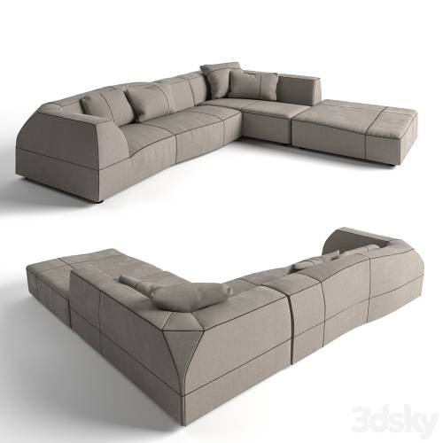 '3dsky Pro - B @ B Italia Bend sofa'