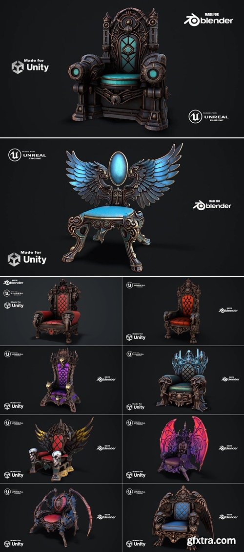 Flipped Normals - Fantasy Thrones Collection