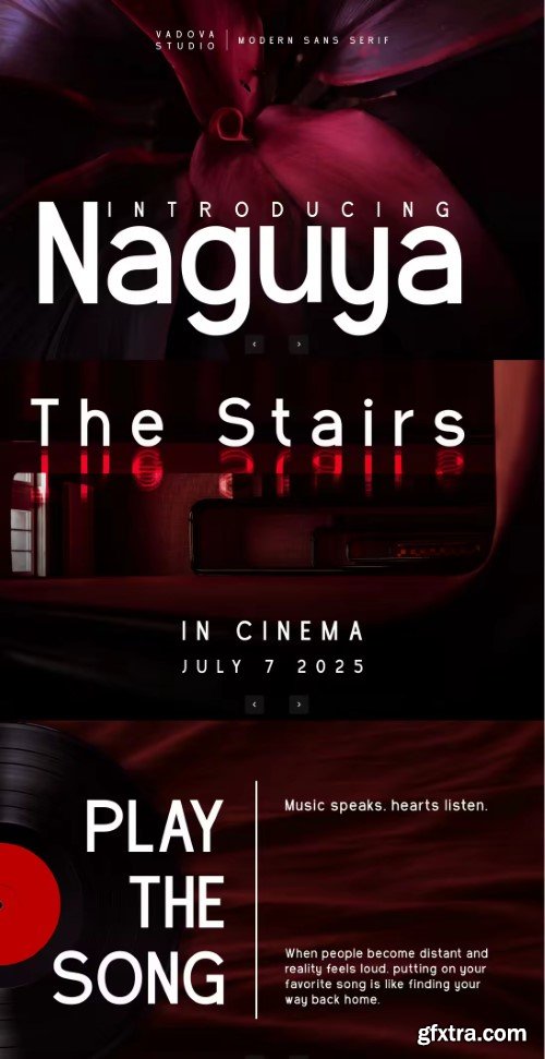 Naguya Modern Sans Serif Font