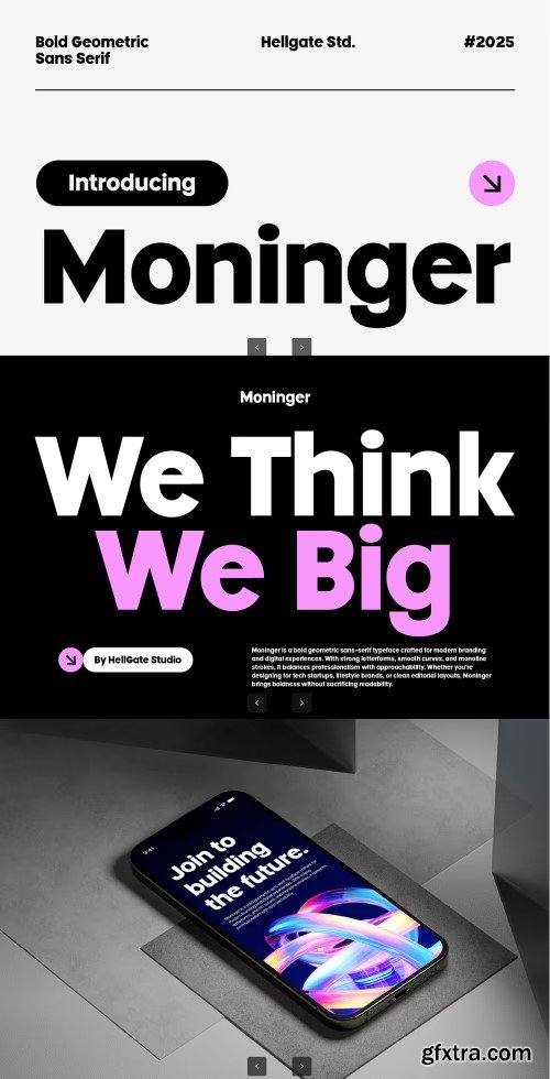 Creativemarket - Moninger Geometric Sans Serif