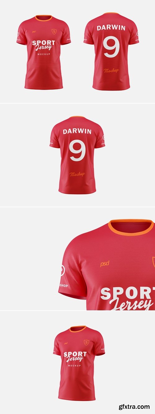 CreativeMarket - Sport Jersey Mockups 92168735