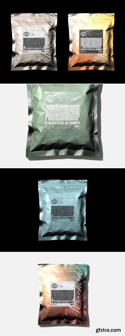 CreativeMarket - Mailing Package Bag Mockup 291841453