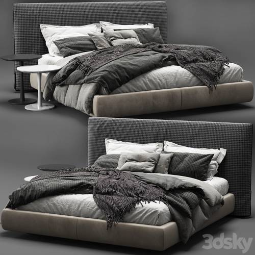 '3dsky Pro - Poliform Bruce Bed'