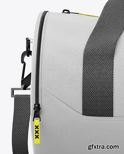 Yellowimages - Duffle Bag Mockup - Front View - 120106
