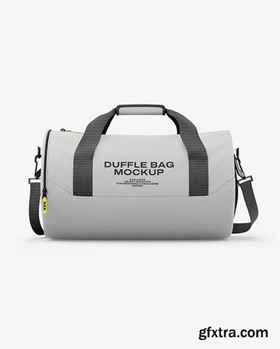 Yellowimages - Duffle Bag Mockup - Front View - 120106