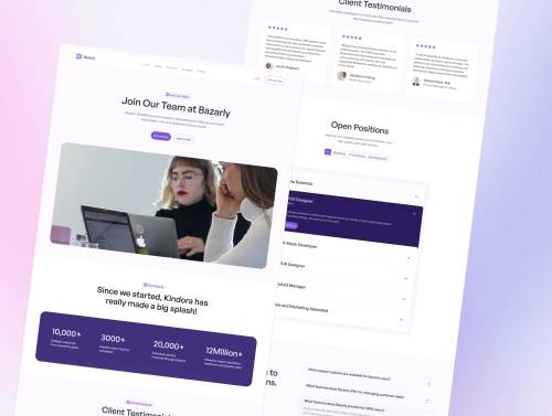 'Bazarly – Software & SaaS HTML5 Template'