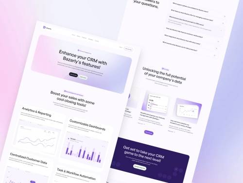 'Bazarly – Software & SaaS HTML5 Template'