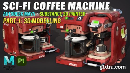 Patreon - Sci-Fi Coffee Machine Real-Time 3D Tutorial