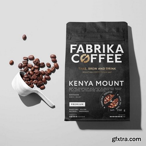 Creatsy - Coffee Bag Mockup Set - 2102075733