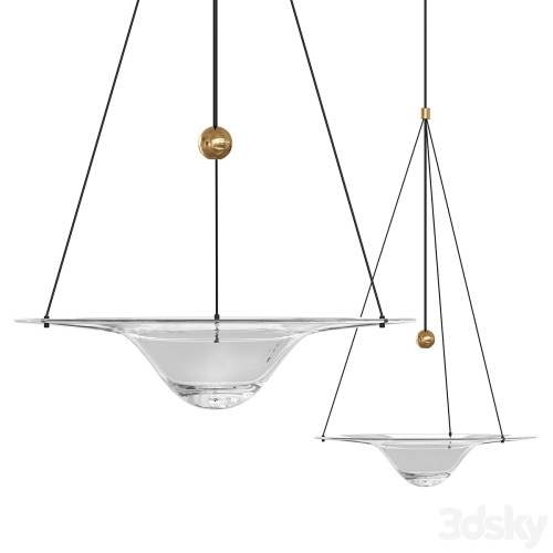 '3dsky Pro - CLEPSYDRA Glass chandelier'