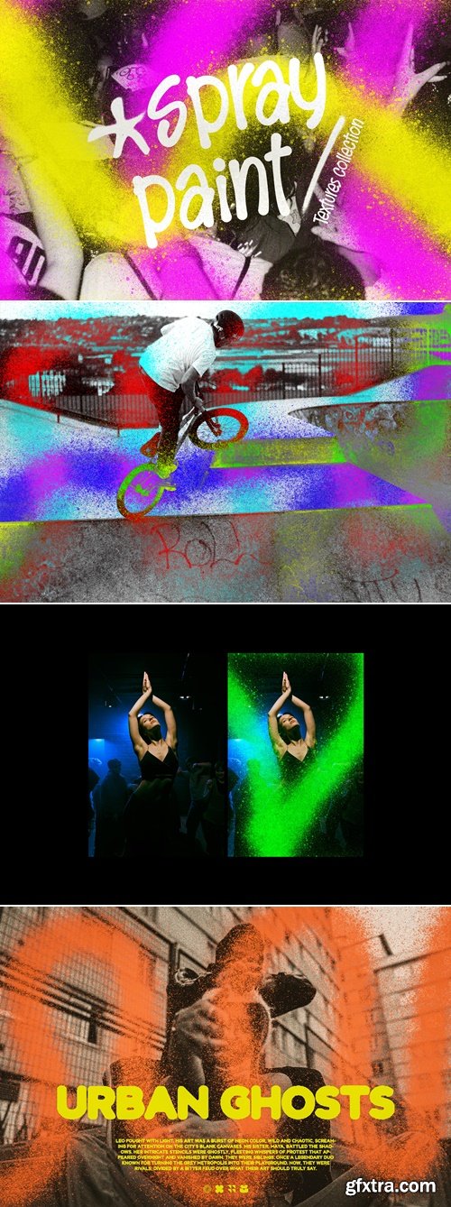 YouWorkforThem - Spray Paint Textures Collection Graphics