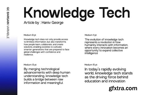 CreativeMarket - GC Bargain Modern Sans Family