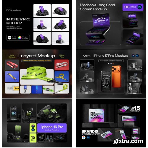 UI8 - Xvect - All Mockup Collections