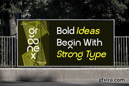 CreativeMarket - Groonex Modern Display Sans
