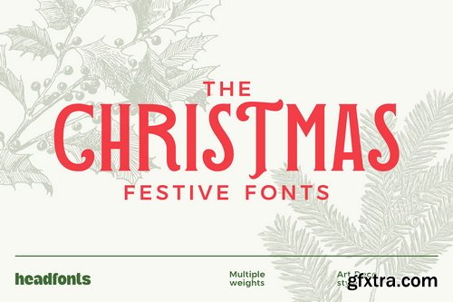 CreativeMarket - The Christmas Font Duo