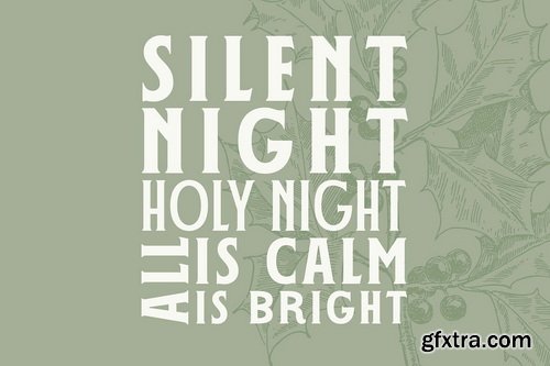 CreativeMarket - The Christmas Font Duo