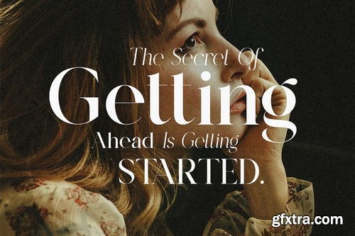 CreativeMarket - The Reals Paradisen Serif Family - 27 Font