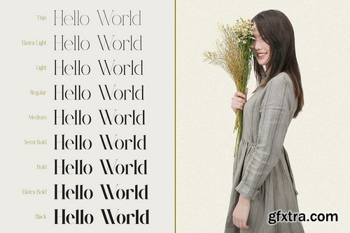 CreativeMarket - The Reals Paradisen Serif Family - 27 Font