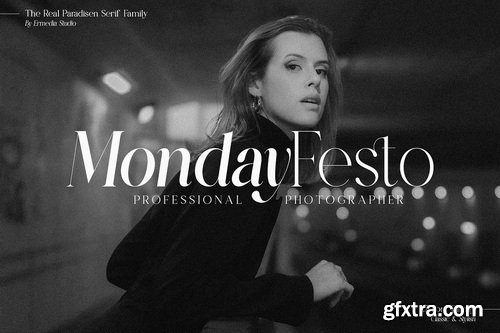 CreativeMarket - The Reals Paradisen Serif Family - 27 Font