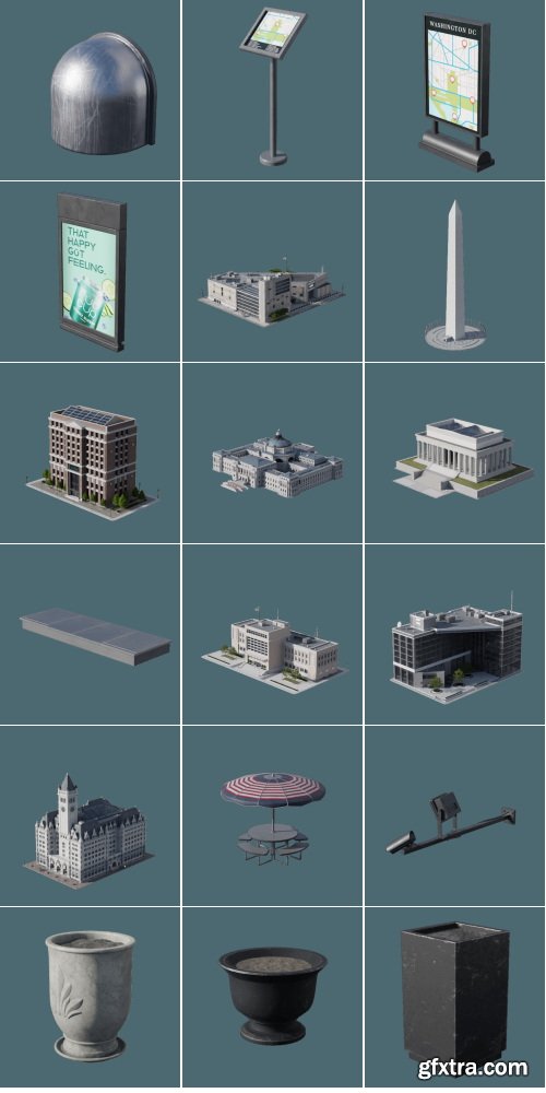 KitBash3D - Washington D.C.