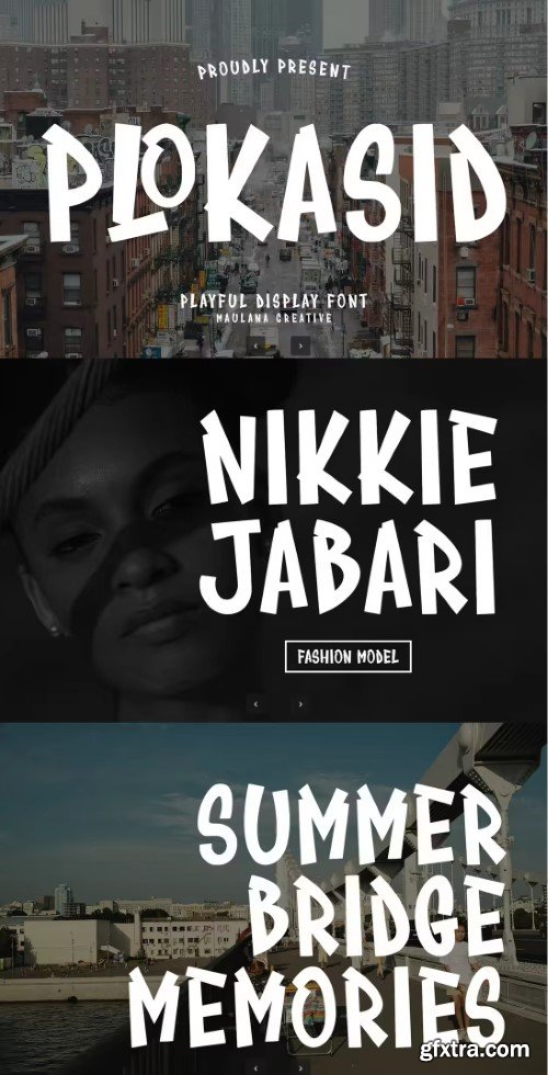 Creativemarket - Plokasid Playful Display Font