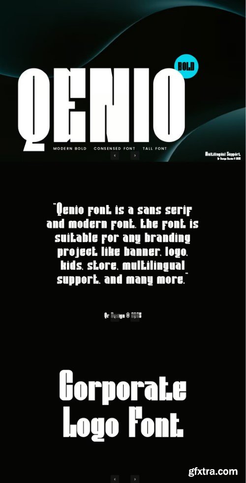 Creativemarket - Qenio - Bold Sans Serif Font