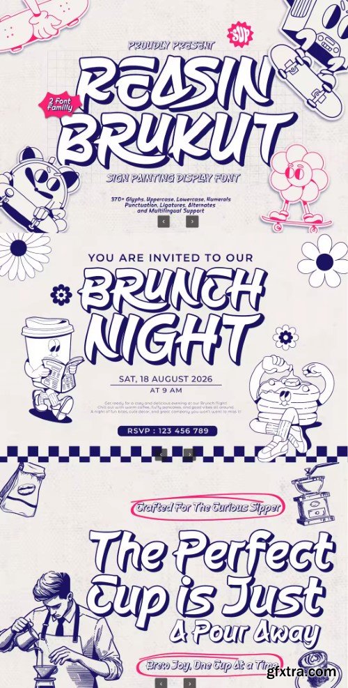 Creativemarket - Reasin Brukut - Sign Painting Display Font