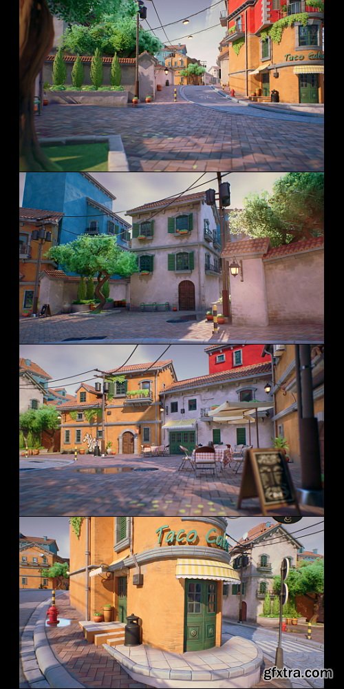 Artstation - Stylized European City - Unreal Engine 5