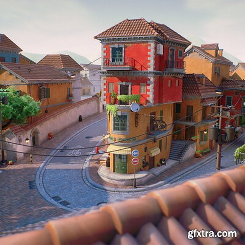 Artstation - Stylized European City - Unreal Engine 5