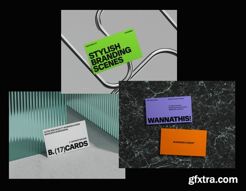 Wannathis - Business cards mockups