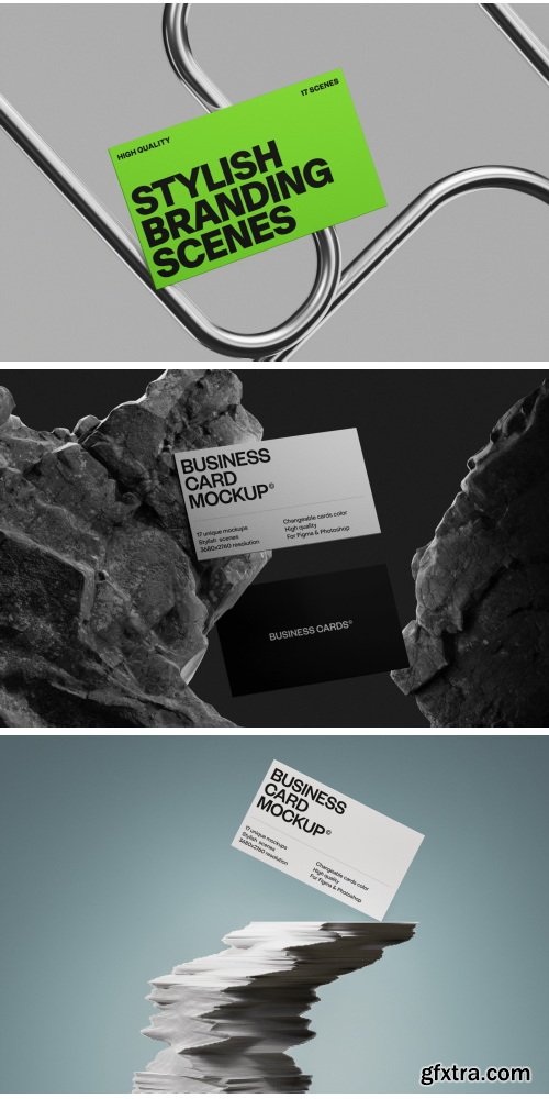 Wannathis - Business cards mockups