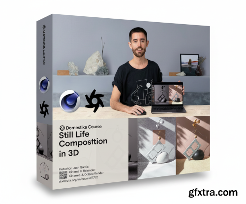 Domestika - Still-Life Composition in 3D