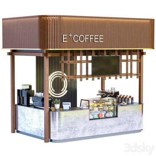 '3dsky Pro - Coffee point in the mall'