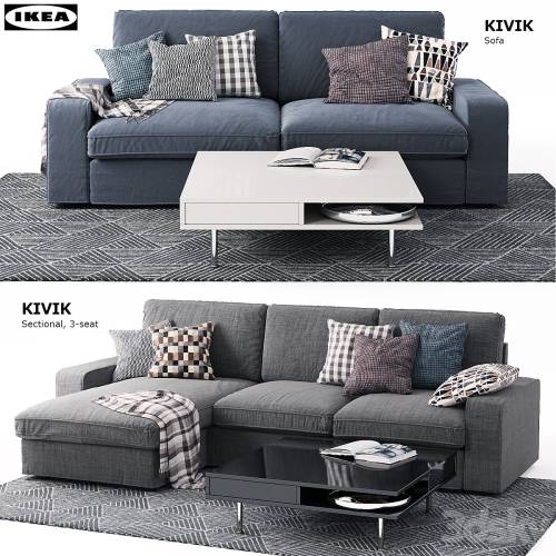 '3dsky Pro - Sofas Kivik Ikea / Ikea'
