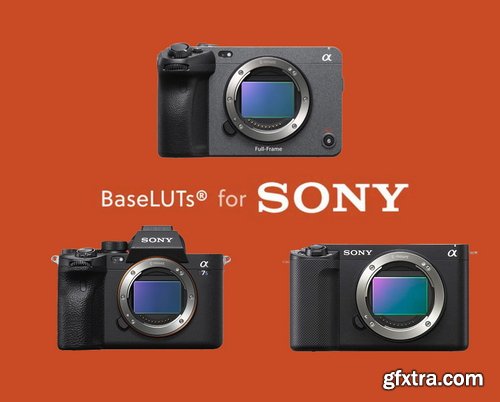 GAMUT BaseLUTs Fujifilm X100VI, X-T5, Sony FX3, A7SIII, FX30, A6700, A7RV, A7IV