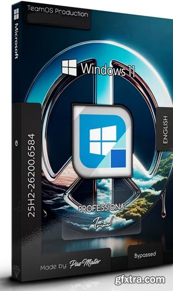 Windows 11 Pro 25H2 Build 26200.6584 Trimed OS